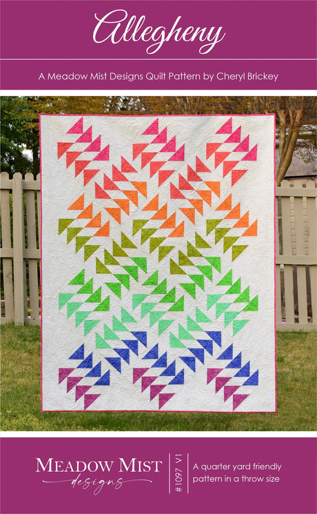 Allegheny Quilt Pattern by Meadow Mist Designs