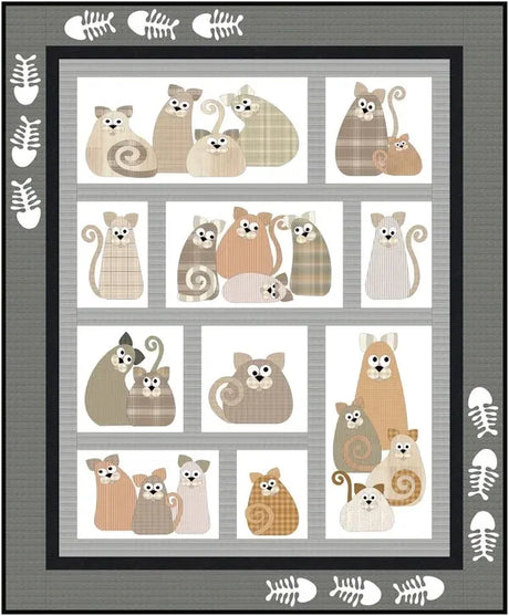 All the Purrs Quilt Pattern by FatCat Patterns