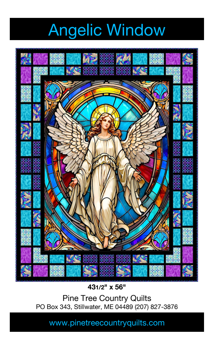 Angelic Window Downloadable Pattern by Pine Tree Country Quilts