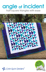 Angle of Incident Downloadable Pattern by Cozy Quilt Designs