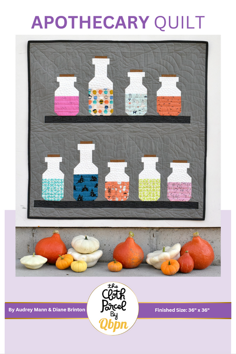 Apothecary Quilt Downloadable Pattern by Cloth Parcel