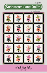 Witch Hat Sally Downloadable Pattern by Stringtown Lane Quilts
