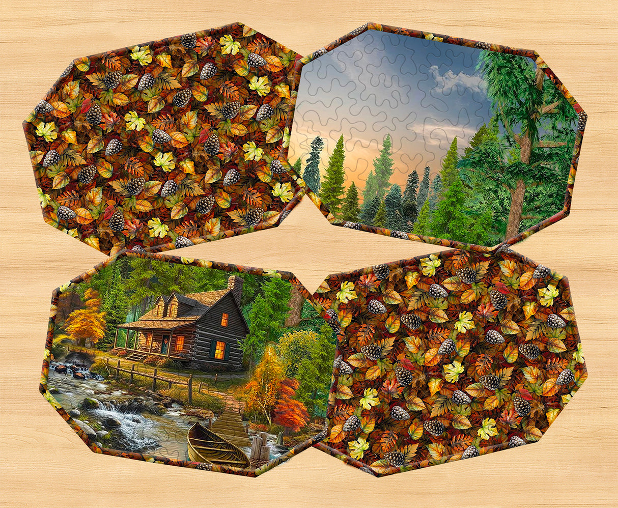 Playing with Panels, Placemats & Napkins Downloadable Pattern by J. Minnis Designs