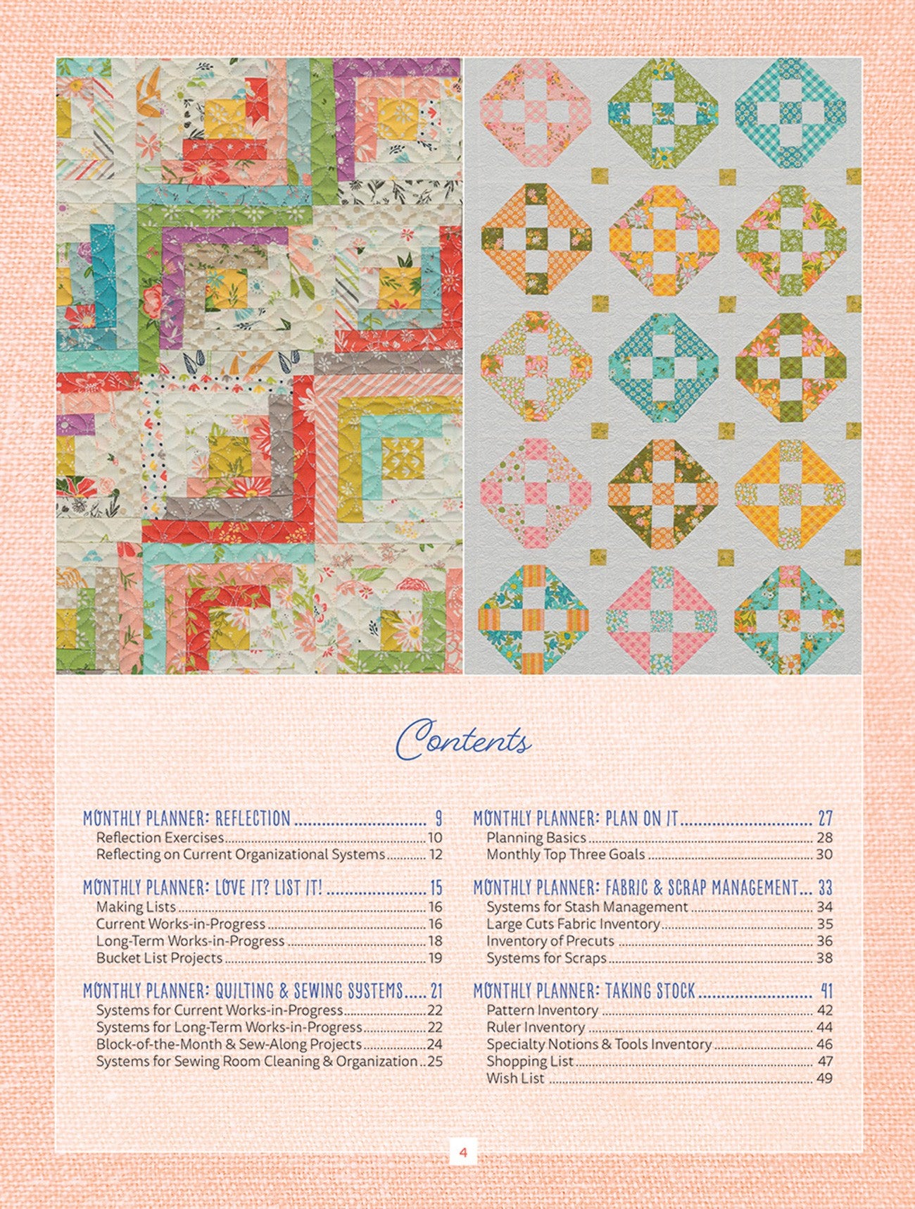 A Quilting Life Monthly Planner & Workbook – Quilting Books