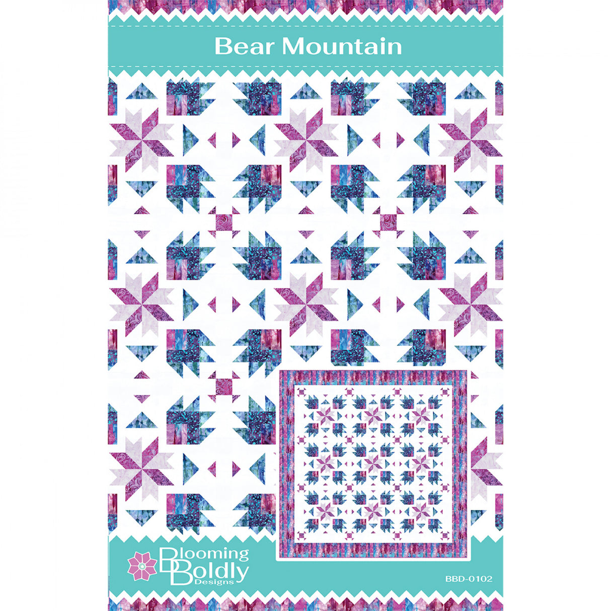 Bear Mountain Quilt Pattern by Blooming Boldly