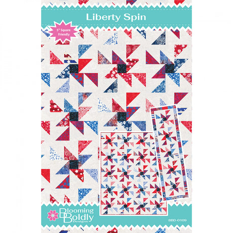 Liberty Spin Quilt Pattern by Blooming Boldly