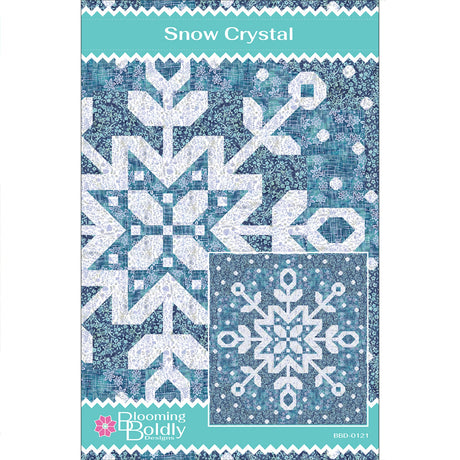 Snow Crystal Quilt Pattern by Blooming Boldly