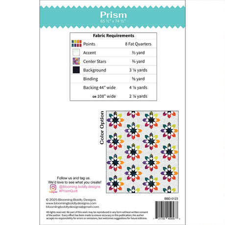 Prism Quilt Pattern