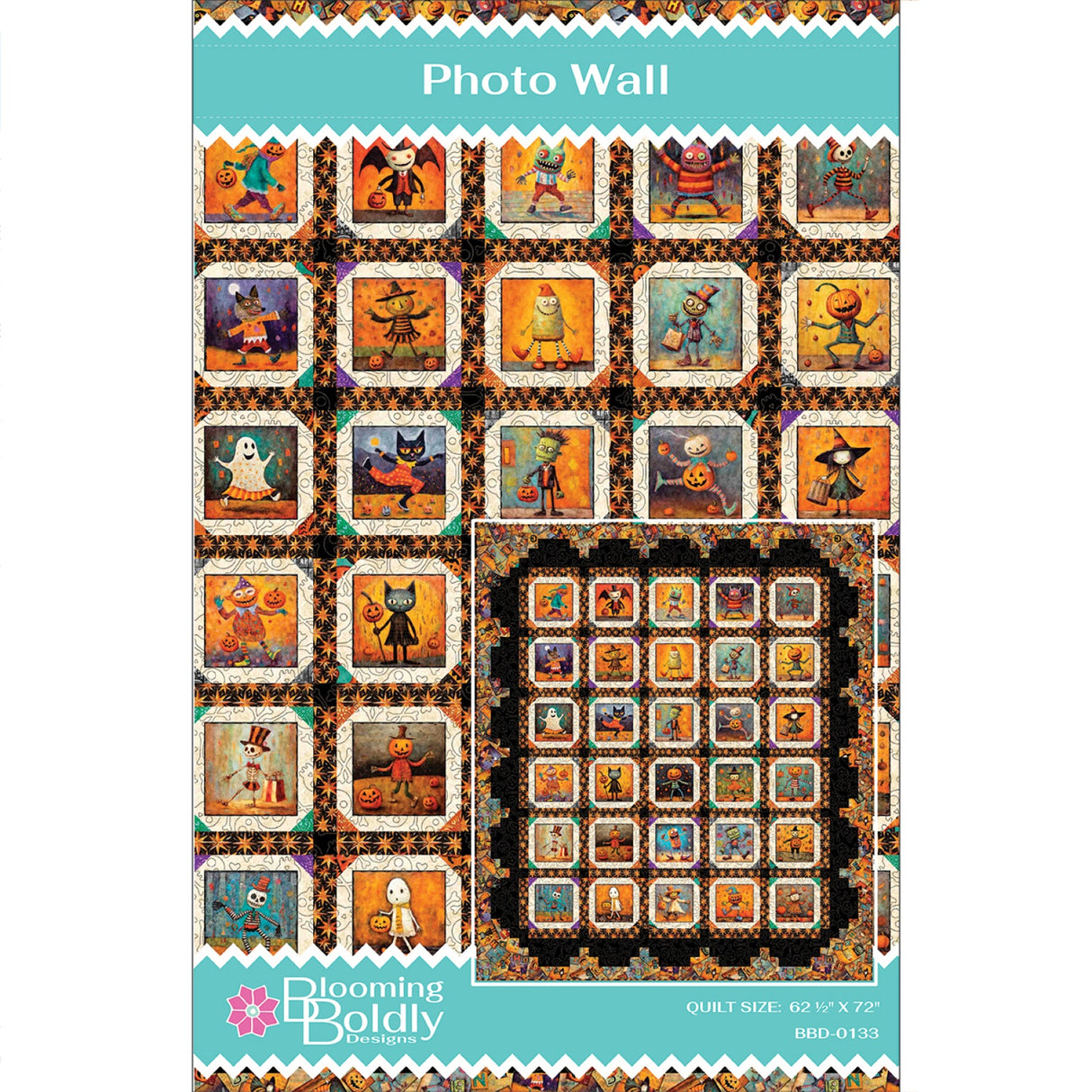 Photo Wall Quilt Pattern by Blooming Boldly
