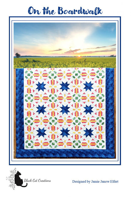 On the Boardwalk Quilt Pattern by Black Cat Creations