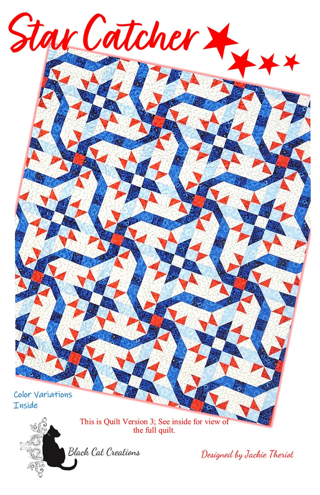 Star Catcher Quilt Pattern by Black Cat Creations