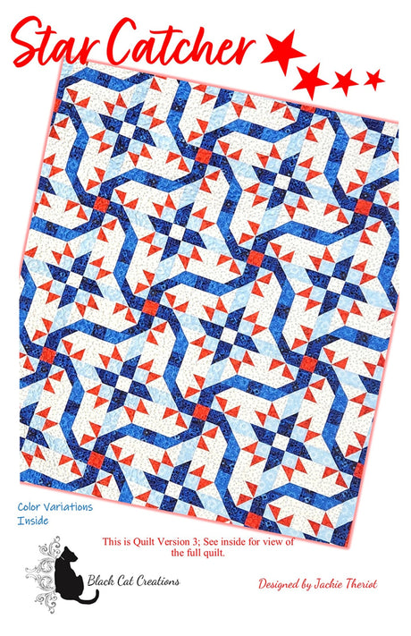 Star Catcher Quilt Pattern by Black Cat Creations