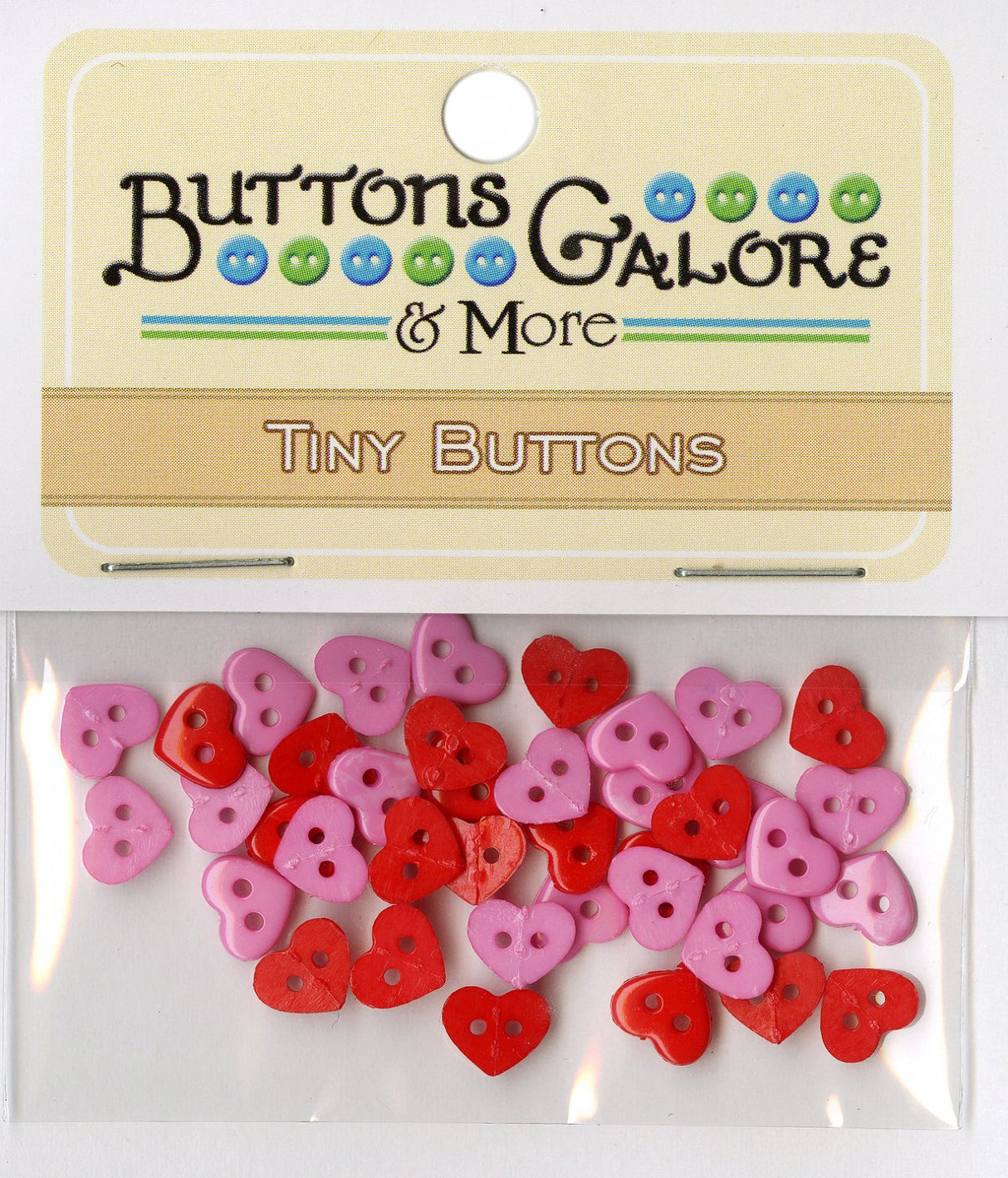 Minis Valentine Hearts 1/4in by Buttons Galore