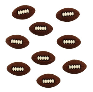 Footballs Buttons by Buttons Galore