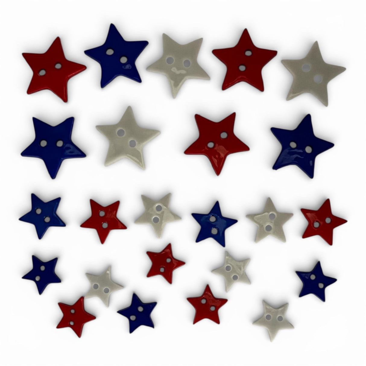 Back of the All American Starts Craft & Sewing Buttons by Buttons Galore