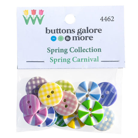 Spring Carnival Buttons by Buttons Galore