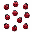 Ladybugs Shank Theme Buttons by Buttons Galore