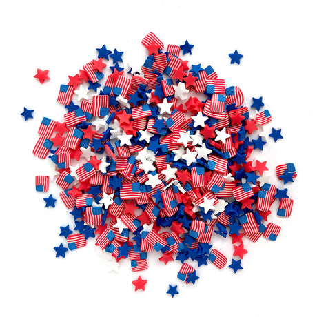 Old Glory Sprinkletz Quilt Pattern by Buttons Galore