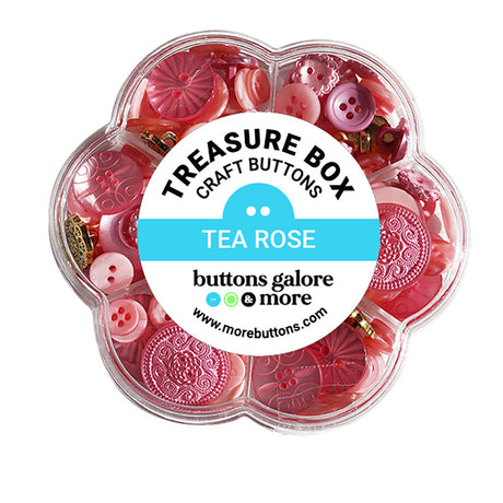 Treasure Box - Tea Rose by Buttons Galore