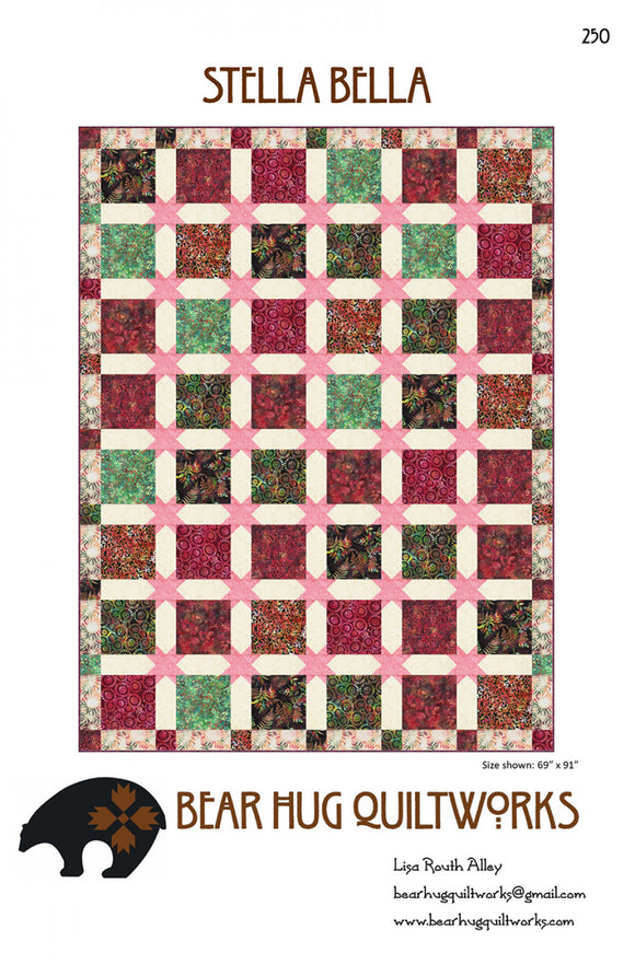 Stella Bella Quilt Pattern by Bear Hug Quiltworks
