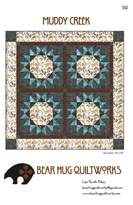 Muddy Creek Quilt Pattern by Bear Hug Quiltworks