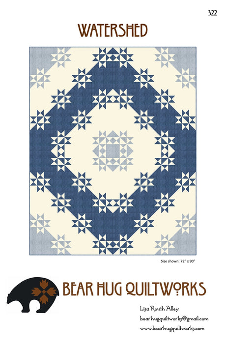 Watershed Quilt Pattern by Bear Hug Quiltworks