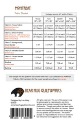 Back of the Montreat Quilt Pattern by Bear Hug Quiltworks