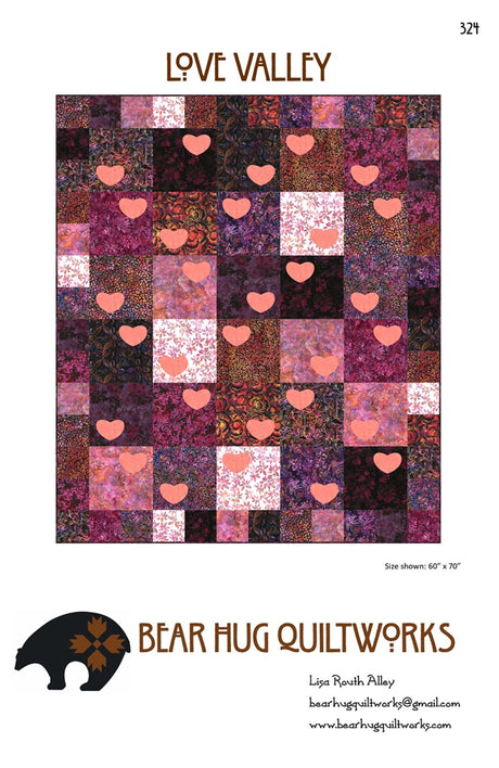 Love Valley Quilt Pattern by Bear Hug Quiltworks