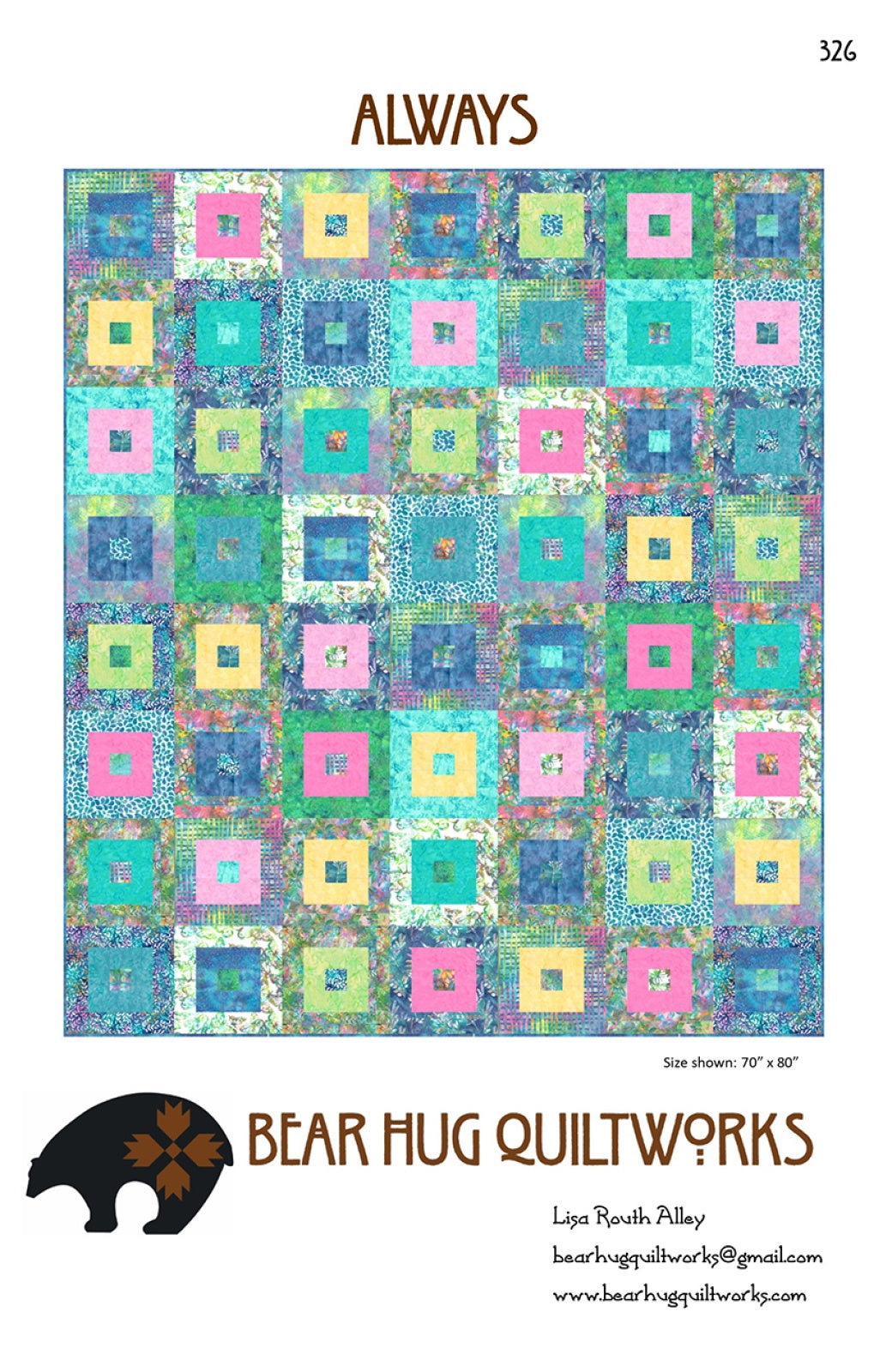 Always Quilt Pattern by Bear Hug Quiltworks