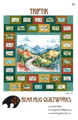 Triptik Quilt Pattern by Bear Hug Quiltworks