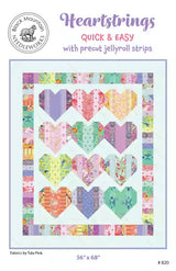 Heartstrings Quilt Pattern - Black Mountain Needleworks - 56" x 68"