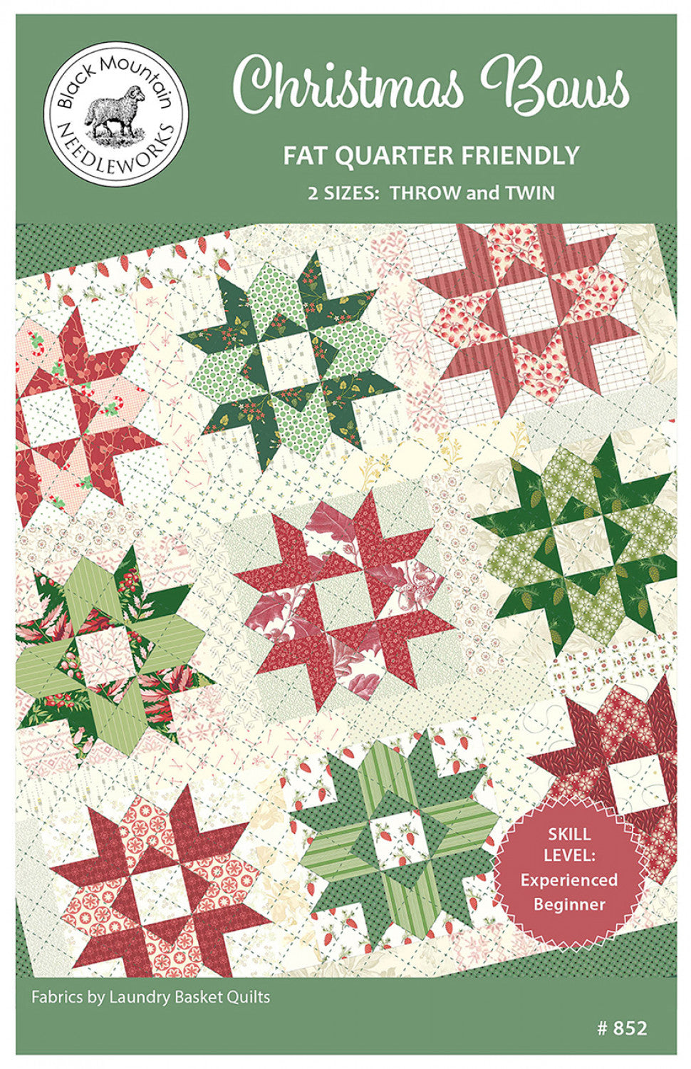 Christmas Bows Quilt Pattern by Black Mountain Needleworks