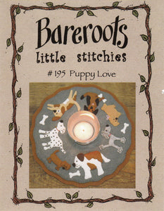 Little Stitchies - Puppy Love Candle Mat Pattern