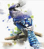 Abstract Bluejay 18x20in Panel Quilt Pattern by Focus on Fabric