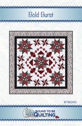 Bold Burst Quilt Pattern by Bound To Be Quilting, LLC