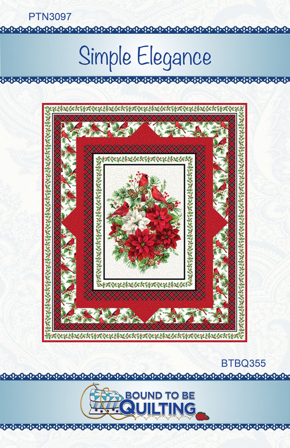 Simple Elegance Quilt Pattern by Bound To Be Quilting, LLC