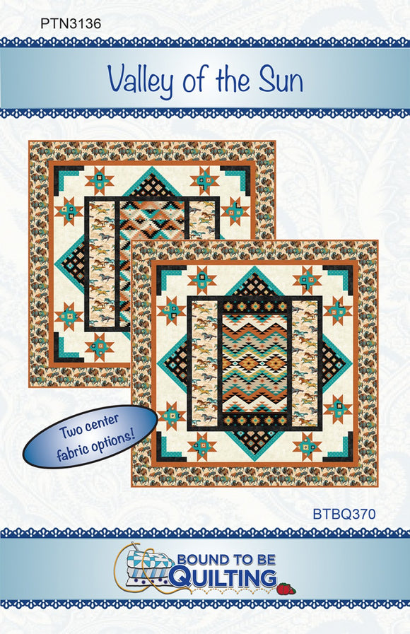 Valley of the Sun Quilt Pattern by Bound To Be Quilting, LLC