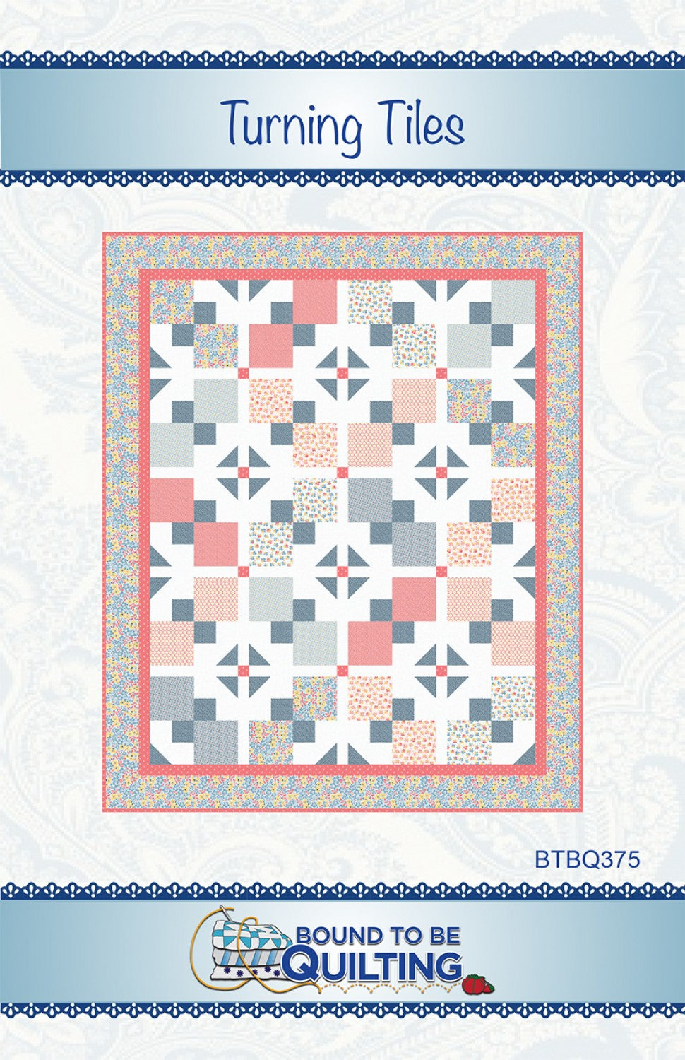 Turning Tiles Quilt Pattern by Bound To Be Quilting, LLC