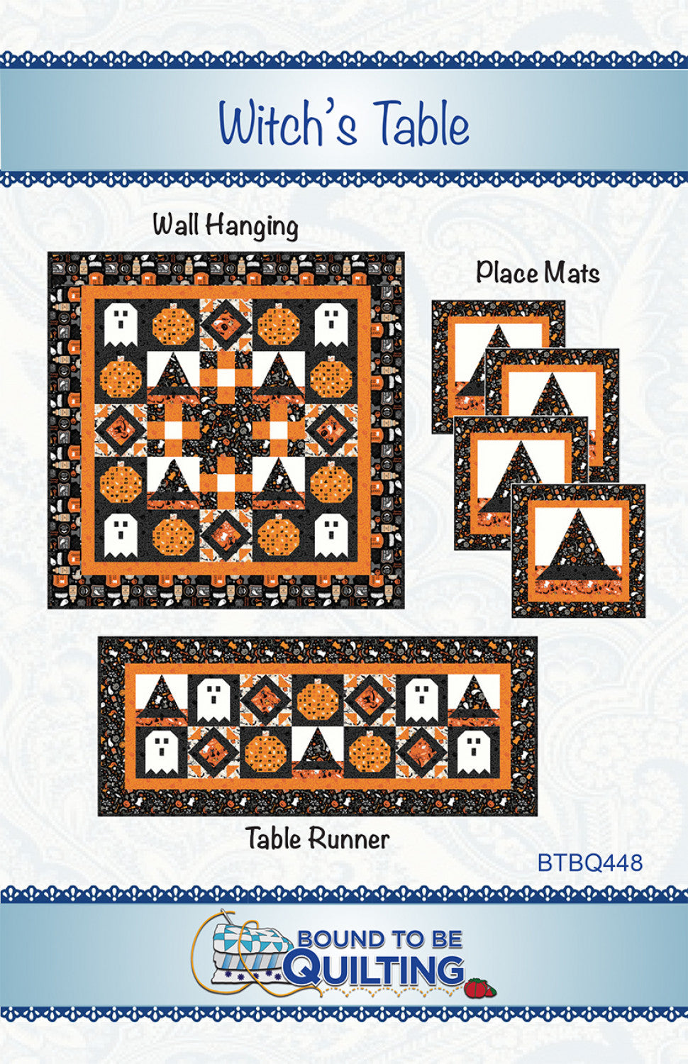 Witch's Table Quilt Pattern by Bound To Be Quilting, LLC