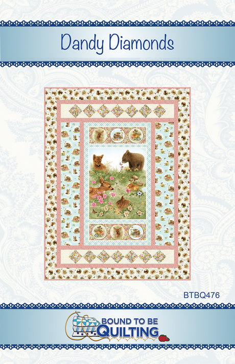 Dandy Diamonds Quilt Pattern by Bound To Be Quilting, LLC