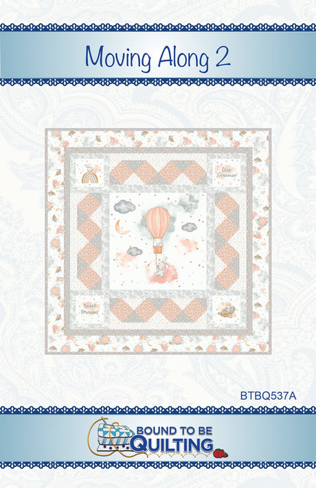 Moving Along 2 Quilt Pattern by Bound To Be Quilting, LLC