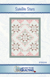 Satellite Stars Quilt Pattern by Bound To Be Quilting, LLC