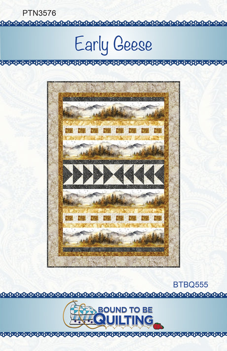Early Geese Quilt Pattern by Bound To Be Quilting, LLC
