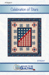 Celebration of Stars Quilt Pattern by Bound To Be Quilting, LLC