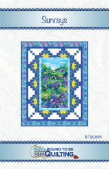 Sunrays Quilt Pattern by Bound To Be Quilting, LLC