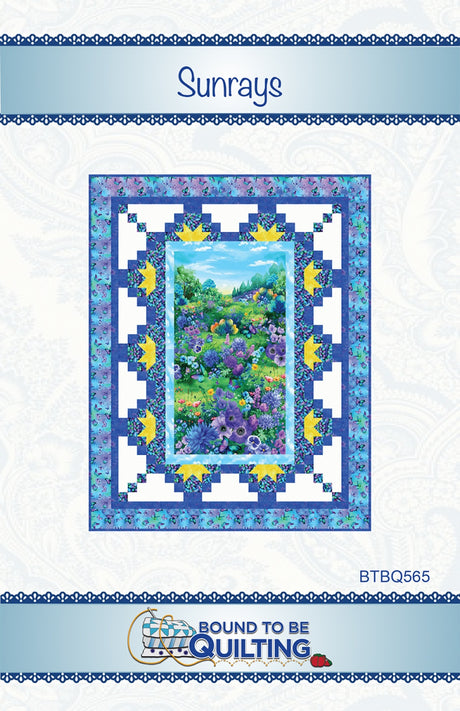Sunrays Quilt Pattern by Bound To Be Quilting, LLC