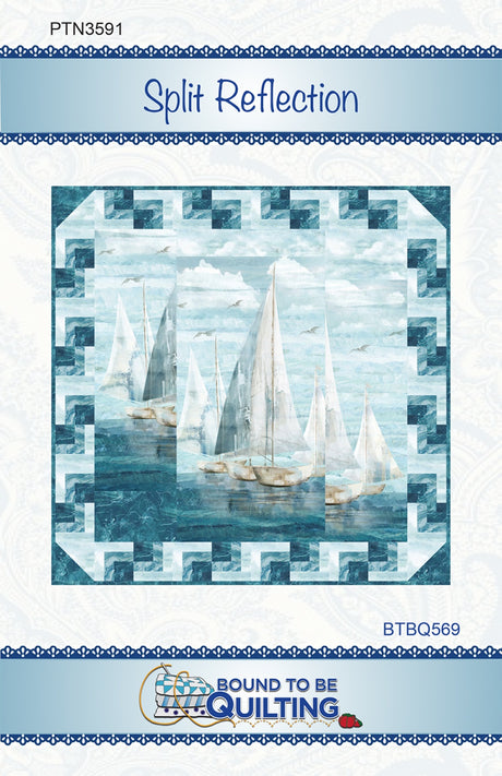 Split Reflection Quilt Pattern by Bound To Be Quilting, LLC