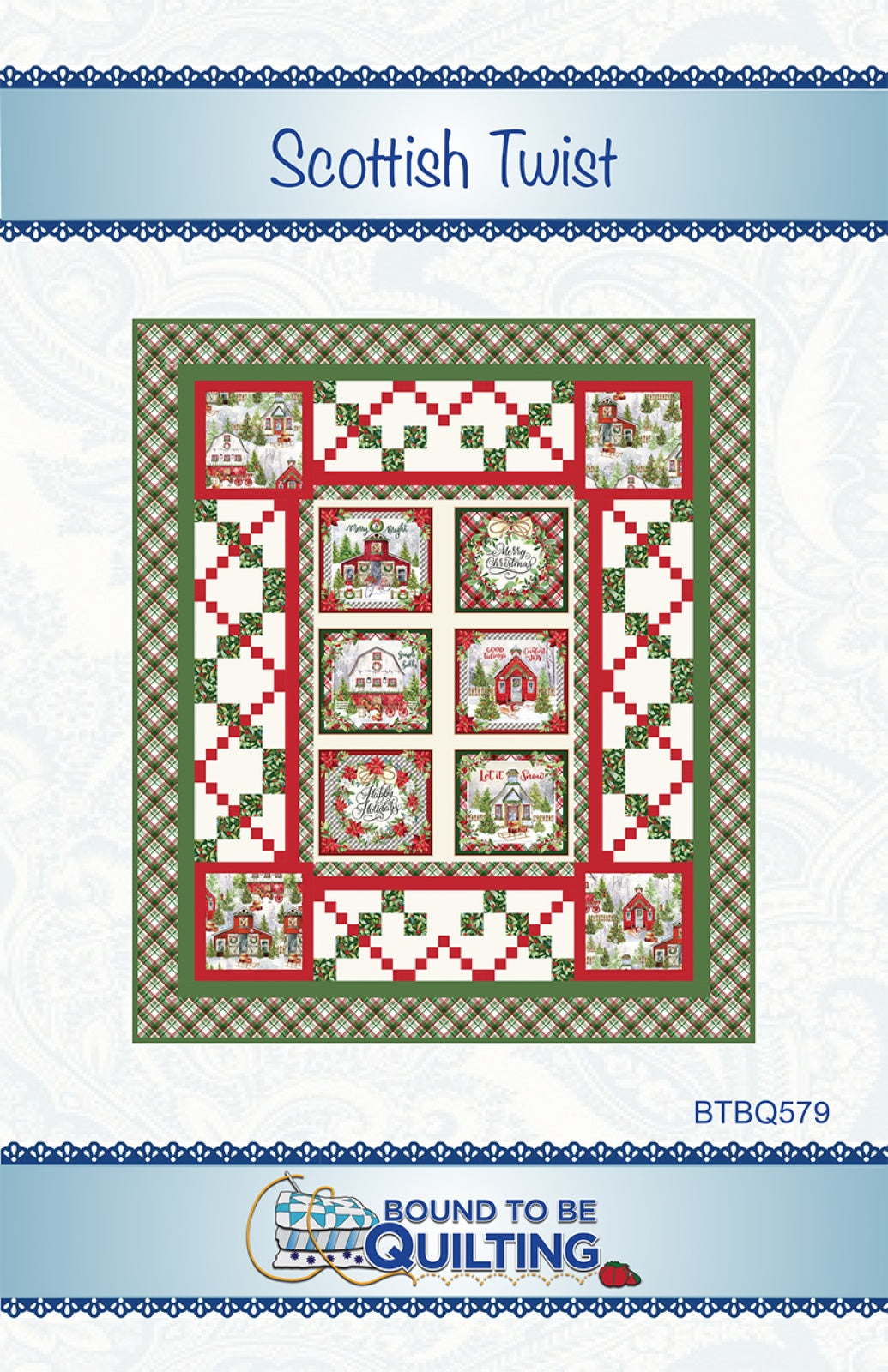 Scottish Twist Quilt Pattern by Bound To Be Quilting, LLC