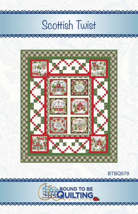 Scottish Twist Quilt Pattern by Bound To Be Quilting, LLC