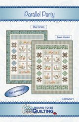 Parallel Party Quilt Pattern by Bound To Be Quilting, LLC